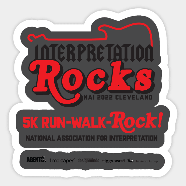 NAI 5K 2022: Logo Shirt Sticker by pcaputo@interpnet.com